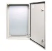 Constructed from 1.2mm steel, these heavy duty wall mount enclosure is suitable for mounting electrical switching circuitry and other industrial designs. Panels are coated in a tough, rippled epoxy polyester powder coat in RAL7035.