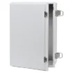 A range of high strength ABS enclosures with UV stabilisation for external use. Suitable for housing terminal boxes, distribution panels, instruments and electrical equipment. Wide temperature range -40 to +120°C for demanding environments.
