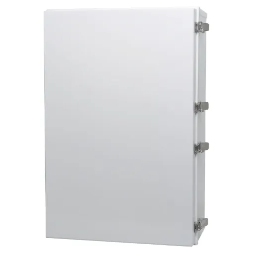 A range of high strength ABS enclosures with UV stabilisation for external use. Suitable for housing terminal boxes, distribution panels, instruments and electrical equipment. Wide temperature range -40 to +120°C for demanding environments.