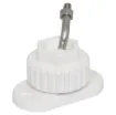 Wall mount bracket with adjustable ball joint to suit wall mount speakers. M6 thread.