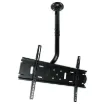 Allows mounting of LCD screens from the ceiling, ideal for use in large areas such as waiting rooms &amp lobbies. Mounting height from ceiling can be varied from 102.4cm to 122.4cm. Cables can be run inside the bracket pole for a neat installation.