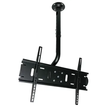Allows mounting of LCD screens from the ceiling, ideal for use in large areas such as waiting rooms &amp lobbies. Mounting height from ceiling can be varied from 102.4cm to 122.4cm. Cables can be run inside the bracket pole for a neat installation.