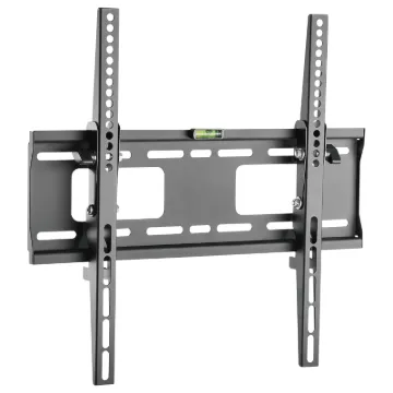 This tilting wall bracket suits flat TV screens between 32"-55". The bracket not  includes a spirit level which allows for easy installation. Supports weights up to 50kg.