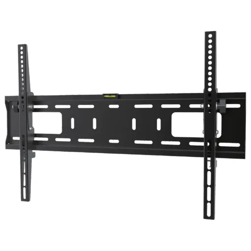 This tilting wall bracket suits flat TV screens between 37"-70". The bracket not only includes a spirit level but also a built in spring locking system for easy installation. Supports weights up to 50kg. Suits VESA sizes 200x200, 300x300, 400x200, 400x400 and 600x400.