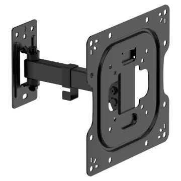 This universal swivel wall bracket suits flat TVs and monitor screens between 23"-43". Ideal for mounting smaller screens in restaurants, bars, information kiosks, plus domestica applications.  