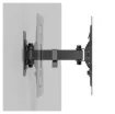 This universal swivel wall bracket suits flat TVs and monitor screens between 23"-43". Ideal for mounting smaller screens in restaurants, bars, information kiosks, plus domestica applications.  