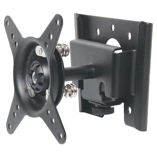 Excellent for restaurants, bars, hotels etc. where a compact LCD mount is required for touchscreens, registers etc. Also ideal for domestic installs. The clever two piece construction makes installation incredibly easy. Balljoint design permits 30° adjustment in all directions.