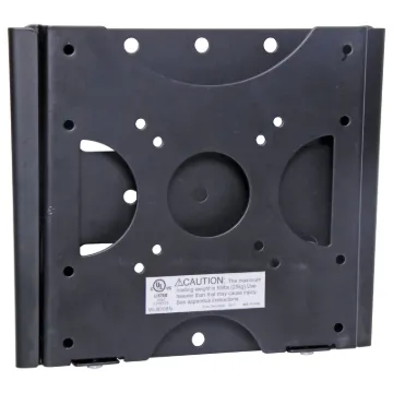 Fixed LCD monitor bracket suitable for screens up to 37&ampquot in size. Mounting hole centres at 75, 100, &amp 200mm square (suits VESA MIS-D 75 &amp 100, MIS-F 200). Ideal for mounting information screens or touchscreens in bars, restaurants, hotels etc.