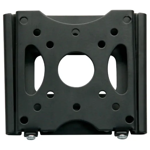 Fixed LCD monitor bracket suitable for screens up to 24" in size. Mounting hole centres at 75mm &amp 100mm square (suits VESA MIS-D 75 &amp 100). Ideal for mounting information screens or touchscreens in bars, restaurants, hotels etc.