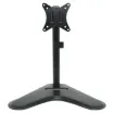 A durable all steel desk mount bracket for computer monitors between 17" and 32" in size, weighing up to 9kg.