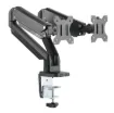 This stylish desk mount bracket simply clamps to your desk and supports screen sizes 17"-32" weighing up to 6kg. Includes 2 USB ports.