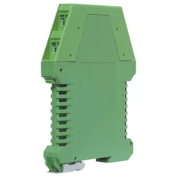 Designed for housing electronic control circuitry for use in industrial applications. Supplied complete with PCB mount terminals. Clip in top section is removable for access to PCB. Suits 35mm top hat DIN rail mount via the integral mounting bracket. Dink