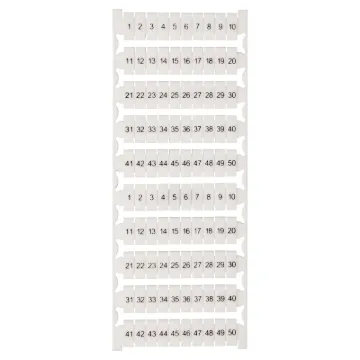 DIN Rail Housing labels to suit H8590 - H8596.