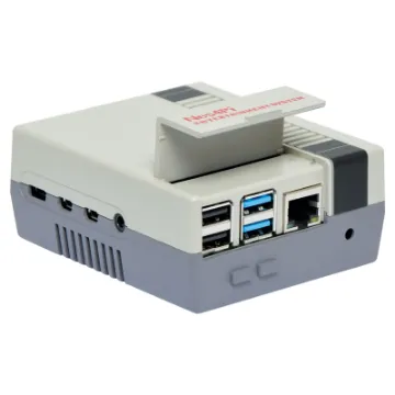 A retro gaming styled Pi 4 case providing excellent cooling performance and easy access to all of the Pi’s ports. Ideal for RetroPi gaming projects. Internal fan for added cooling.