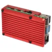 This is an armor aluminum alloy case designed for the Raspberry Pi 4 computer model B. It is a great passive cooling case to help raspberry pi 4 board cooling down.