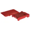 This is an armor aluminum alloy case designed for the Raspberry Pi 4 computer model B. It is a great passive cooling case to help raspberry pi 4 board cooling down.