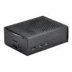 An all metal Raspberry Pi 5 case with internal cooling fan and heatsinks.
