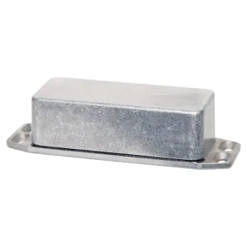 High quality Hammond Manufacturing die cast boxes with flanged lid for easy mounting. These sturdy boxes offer a high degree of RFI shielding and are suitable for outdoor or automotive use. Incorporates internal raised lip and rubber gasket seal to provid
