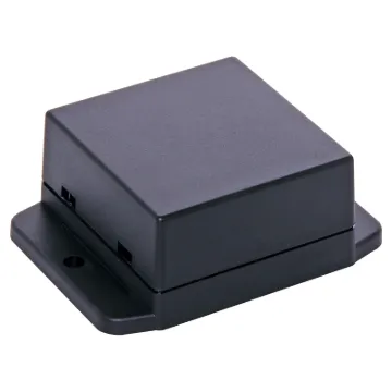 A wide selection of flanged boxes with snap fit lids which allow access to internal circuitry without unscrewing the flange screws. Great for small circuits, control boxes, relays and industrial controls.  Base fitted with four PCB posts, lid has four cable entry mouldings which may be knocked out. All dimensions ±0.5mm & exclude flanges