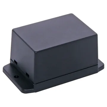A wide selection of flanged boxes with snap fit lids which allow access to internal circuitry without unscrewing the flange screws. Great for small circuits, control boxes, relays and industrial controls.  Base fitted with four PCB posts, lid has four cable entry mouldings which may be knocked out. All dimensions ±0.5mm & exclude flanges