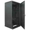 Constructed from 1.5mm black powdercoated steel, these freestanding 19" racks are ideal for communications, public address and IT server rooms.