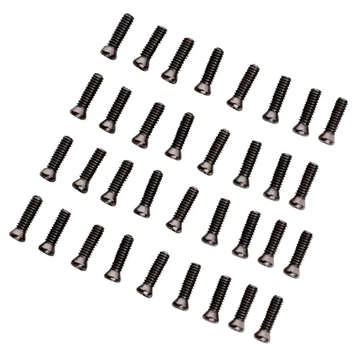 Pack of 8 M2.2 x 8mm torx head bolts. Nickel plated. Suitable for use with panel mounting P0515. 