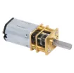 A very small geared motor with 3-12V input voltage.
3&Oslash x 10Lmm shaft. Size: 12W x 12H x 34L (inc
shaft). 1.6A at stall. Torque: J 0054 2kg/cm.