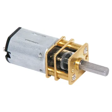 A very small geared motor with 3-12V input voltage.
3&Oslash x 10Lmm shaft. Size: 12W x 12H x 34L (inc
shaft). 1.6A at stall. Torque: J 0054 2kg/cm.