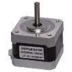12V 200-step 1.8&ampdeg 48BYG stepper motor with interface
lead. 2 phase type. 0.23Nm holding torque. 5mm&ampOslash
shaft. NEMA17 M3 mounting hole pattern (31mm).
Size: 42x42x34 (25mm shaft). 1m lead.
