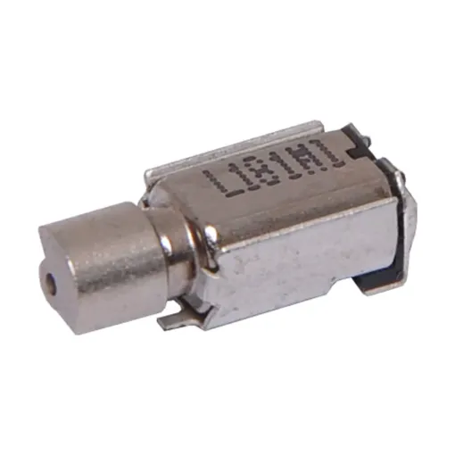 SMD VIBRATION MOTOR
Height of Motor Body (mm): 3.4
Width of Motor Body (mm): 4.4
Length of Motor Body (mm): 6.5
Overall Length (mm): 12.20
Rated Voltage (V DC): 3.0
Operating Voltage (V DC): 2.3 ~ 3.6
Starting Voltage (V DC): 2.3
Rated Current (mA) max: 125
Starting Current (mA) max: 145
Rated Speed (rpm): 14, 000&plusmn 2, 500