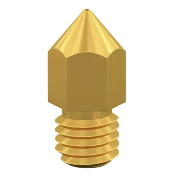 Standard replacement 0.4mm nozzle for Creality Ender 3 3D Printer, suitable for use on other brands/types of 3D FDM printers also.