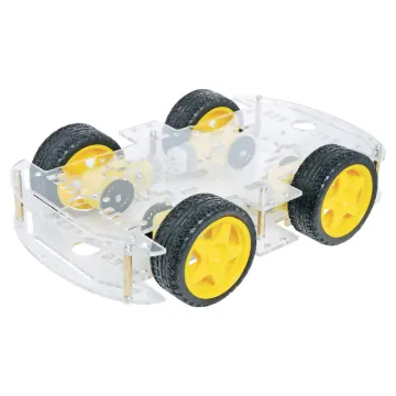 Available in either 2WD or 4WD configuration this robotic vehicle chassis features individual motors for each wheel, fitted with encoding wheels for integration with control sensors. It&rsquos the ideal base for your own Arduino powered robo-car design.