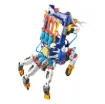 Build your own BIG robotic hand, slip your hand into it like a glove, and operate the mechanical fingers with your own fingers.