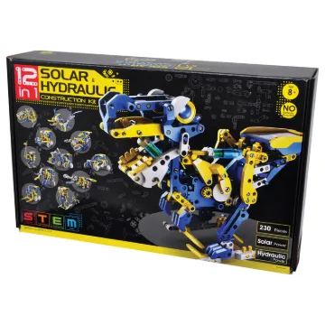 Build this kit into not one but 12 different projects. Includes detailed instructions to assemble all the included parts which can then be rearranged into a many different forms.