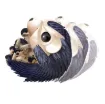 This cute hedgehog toy kit bristles his spines when he hears a loud noise (such as a hand clap). He will even curl up and roll away if you scare him enough! Features light up eyes and motorised feet allowing him to scurry away. Assembles in under 2 hours with no special tools required. Requires 4 x AAA batteries.