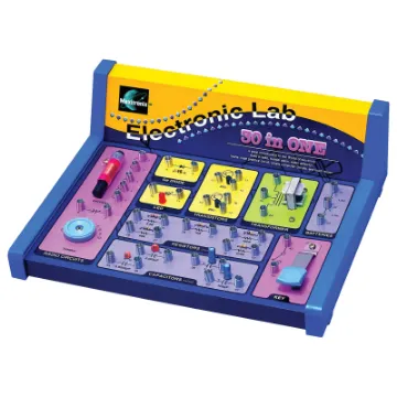 These simple kits are a great introduction to the world of electronics. Basic principles are covered and assembly is completely solderless using a series of spring loaded terminals.