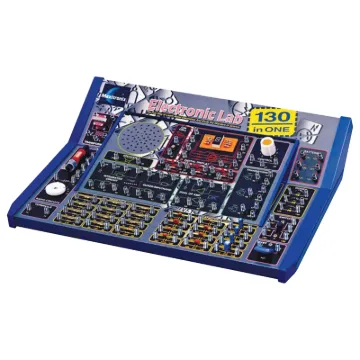 The 130 in 1 Electronic Projects Lab Kit will start you on the road to a great hobby or career in electronics. It contains all the parts and instructions to assemble 130 educational and fun experiments and circuits.