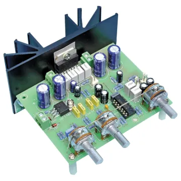 (SC May 2010) Amplifiers which run from 12V DC generally don't put out much power and they are usually not hifi as well. But this little stereo amplifier ticks the power and low distortion boxes. With a 14.4