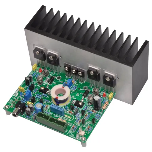 (SC Jan-May '17) This completely new amp design incorporates most of the features of Silicon Chip Ultra-LD Mk4 200W amp but uses easy-to-solder through-hole components - no SMD!