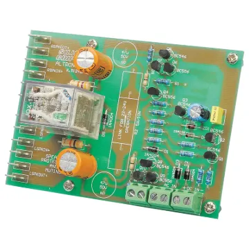 (SC Nov '11) Loudspeaker Protector board for K 5165 135W Ultra Low Distortion Amplifier.  Protects your speakers and amplifier from short circuits, Over temperature and DC faults that can occur.