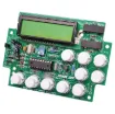 This remote control mains switch can be programmed to switch appliances on and off after a set period or to switch power on and off at set times.