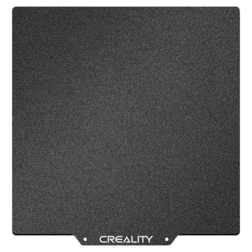 Double sided black textured PEI spring steel magnetic build plate to suit 3D printer models K8600 & K8602