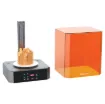 Resin based 3D printers are rapidly becoming the go to tool for high resolution 3D prints. They offer a faster print process with excellent accuracy and a stronger finished product thanks to UV curing on each layer.