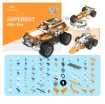 A 400pc set allowing kids to build up to 26 different projects, and create designs of their own. Includes control unit and intelligent sensors (2) that allow building of line tracking, obstacle avoiding and following robot designs. Blocks are compatible with other major brands. Fully programmable using Scratch. Includes storage box.