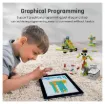 Build up to 200 different projects or create your own! Great for inspiring kids to invent and design with staged learning from the basics up to advanced Scratch programming. Each set contains hundreds of blocks, plus multifunction sensors, programmable motor and host controller. Compatible with big brand name blocks.
