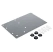 A clear acrylic base with rubber feet and standoffs to suit the Arduino UNO or Raspberry Pi. Space next to the module is provided for a breadboard such as the P 1020 or P 1002.