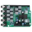 The PT2329 is an audio processor IC consisting of a stereo input selector along with volume and tone controls, all controlled through I2C.