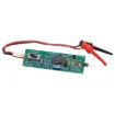 This 3 state logic probe design includes power connection leads and utilises the LM339N chip to provide logic states when checking circuits, output pins on boards etc.