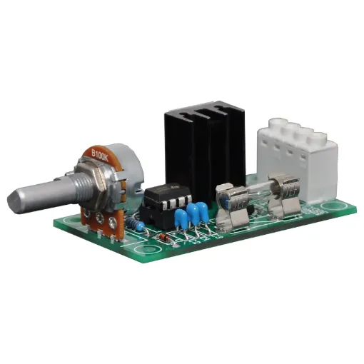 Sometimes you don't need ultra-precise PWM control. Based on a 555 Timer, it provides a quick PWM solution for all sorts of applications from power tools to motor speed control, to dimming lights.