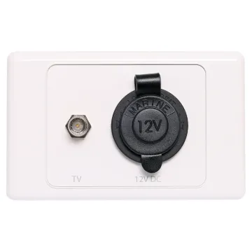 Includes weather resistant car accessory socket and back to back F antenna 
connector. Ideal for caravans and RV's.